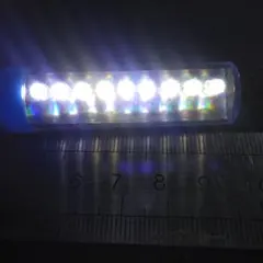 最終値引き　3mmLED　9発　４個セット　２　色がまちまちです。のサムネイル