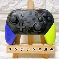 《純正》スイッチSwitch プロコン スプラトゥーン青&黄色