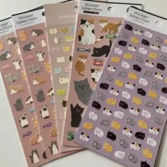 No.0390【ナンバーねこさん大量❤】フレークシール(114枚) - メルカリ