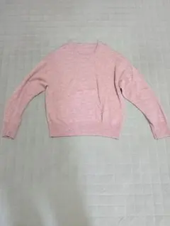 無印良品　洗えるウールミドルゲージクルーネックセーター
