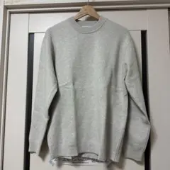 GLOBAL WORK スウェットライクオテラクニット オフグレー Sサイズ