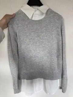 ROPE PICNIC グレー ニットセーター Mサイズ