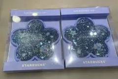 スタバ　SAKURA 2026コースターエアリーブルー 2点