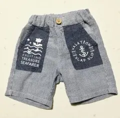 SLAP SLIP ストライプ　ハーフパンツ　80cm