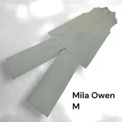 Mila Owen（ミラオーウェン）ドレープタートルニットパンツSET ミント