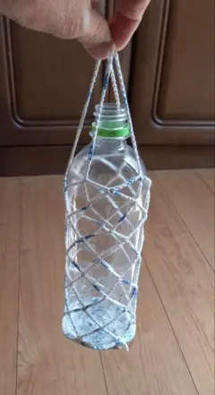 【未使用品】《ペットボトルカバー》手編み・ 綿100%