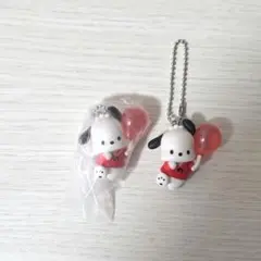 【未使用】ポチャッコ カラーコレクションチャーム レッド2つ