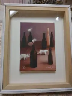 牧野千穂 60/100 「羊たちのたわむれ」 ジクレー 牧野千穂 60/100 「羊たちのたわむれ」 ジクレー 牧野千穂 60