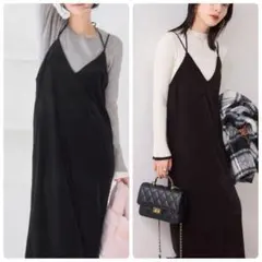 美品　VIS キャミワンピース ロング丈　裏付　早い者勝ち