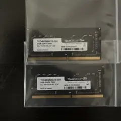 Team DDR4-2666 8GB ノートPC用メモリ 2枚セットのサムネイル