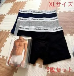 新品カルバンクライン（XLサイズ）ボクサーパンツメンズ（3枚セット）