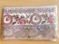 インド刺繍リボン50cm×3本セット　まとめ売り