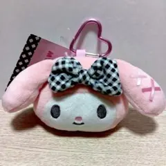 マイメロディ ぬいぐるみミニポーチ　小銭入れ ギンガムチェック サンリオのサムネイル
