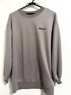 レディース バックプリント スウェット 3L 大きめ ピンク