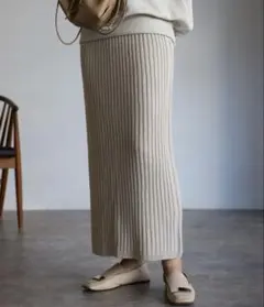 ロングタイトスカート 秋冬