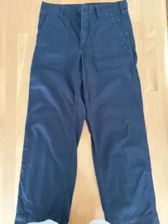 Spick and Spanのルーズベイカーパンツネイビー36