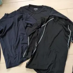 140　150 サッカー　アンダーシャツ 3枚セット