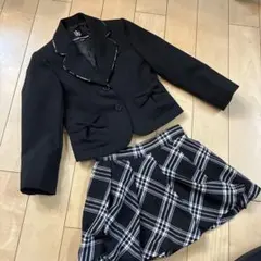 PERSON'S FLIPWEAR 黒ブレザーとスカートセット 110A