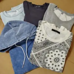 UNIQLO・GU・nano・AZUL MLsize スウェット5枚set