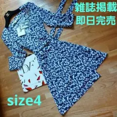 ダイアンフォンファステンバーグラップワンピース　4