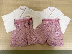 SWEET MOMMY 花柄着物風ベビー服 2着セット☆