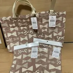 ❣️お値下げ中❣️新品タグ付き　手提げ袋　レッスンバック　入園入学準備　4点セット