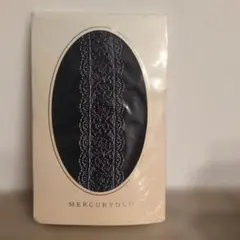 MERCURYDUO サイドレース柄タイツ ブラック F