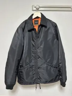 BEAMS ブラック 中綿入 コーチジャケット S 秋冬
