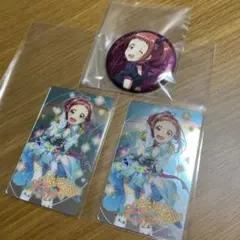 Tokyo7th sisters ナナシス 晴海カジカ メタリックカード 缶バッ
