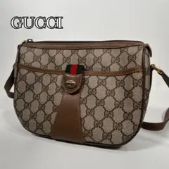 【GUCCI】 オールドグッチ GGプラス シェリーライン ショルダー