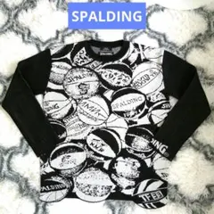 ★SPALDING★ バスケットボール柄 ニットセーター 5361★美品★のサムネイル