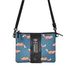 KIU and bleu Bleuet オレンジキツネ柄ポーチのサムネイル