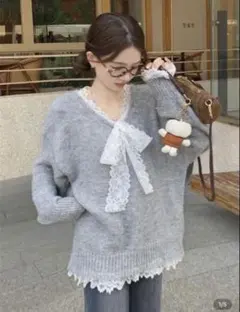 パッチワーク ニット