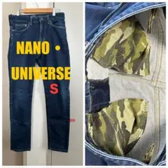 NANO UNIVERSE ダークブルー デニム Sサイズ