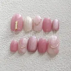 No.2275 現品販売！ネイルチップ　ピンク/ニュアンス/マグネット