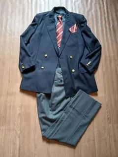 高級ウールフォーマルブレザーセットアップ