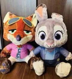 ズートピア2スーパーラージぬいぐるみ2体セット - メルカリ