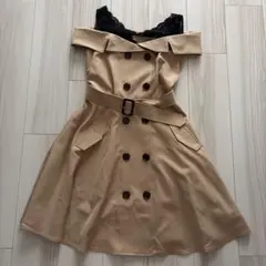CECIL McBEE オフショルダー ベージュ ワンピース Mサイズ