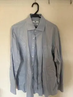 UNIQLOノンアイロンスリムフィットシャツ　ブルーMサイズ