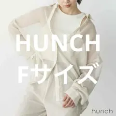 hunch ハンチ ラメ メッシュ 長袖シャツ ホワイト 白 シアーシャツのサムネイル