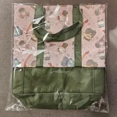 サンリオキャラクターズ もふ耳レトロロリヰタ 保冷ポケット付き2段トートバッグ