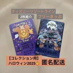 【コレクション用】リゾートライン 【ハロウィン2025】フリー切符【匿名配送】