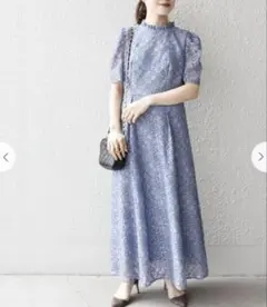 【SHIPS別注】kaene:コードレース ワンピース（セレモニー対応可）