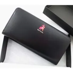 ☆ギフト対応可☆新品☆箱付☆ポールスミス 人気ラビット 長財布 ブラック系☆