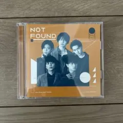 Sexy Zone NOT FOUND 初回限定盤B