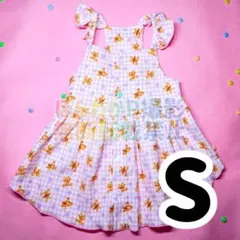 【S】サーカスサーカス circus circus ギンガムベアワンピ サクラのサムネイル