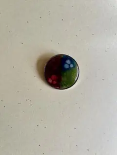 美品　七宝焼ブローチ