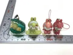 サンリオハローキティ　フィギュア　ミニチュア　4体セット　キーホルダー