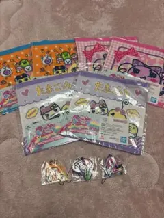 一番くじ たまごっち あのころのハンドタオル 3種 ラバーチャーム3種