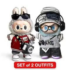 大人気おまとめセット❗️ラブブ 着せ替え ぬい服 アメカジ5点 & 韓国風 7点